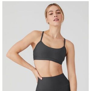 Alo yoga airlift intrigue bra, XS Anthracite